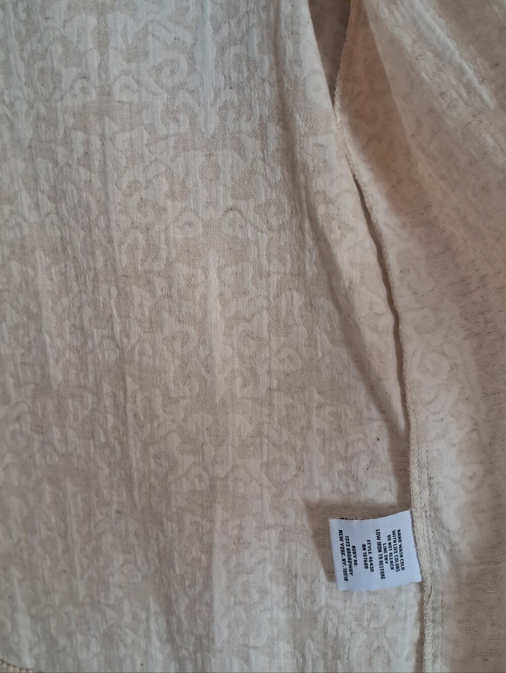 Ruby Rd. Cream Open Front Textured Jacket - Picture 12 of 15